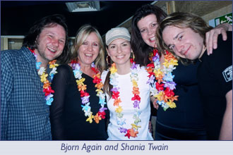 Bjorn Again and Shania Twain